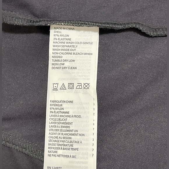 Prana Halle All Purpose Travel Jacket Grey Sz Small Zipper & Snap Pocket Cinche - Picture 10 of 12